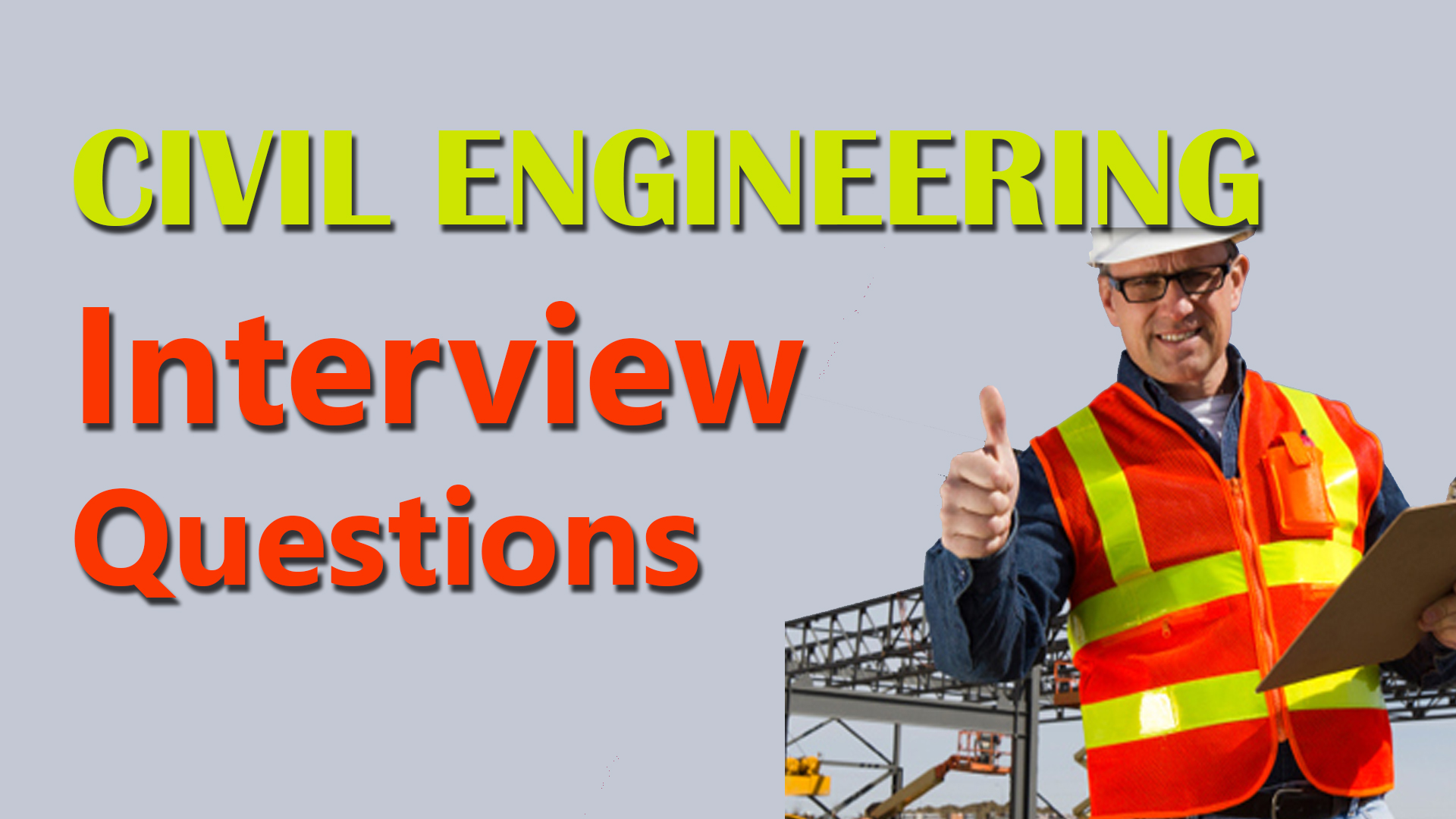 Civil Engineering Interview Questions with Answers | Civil Site Engineers